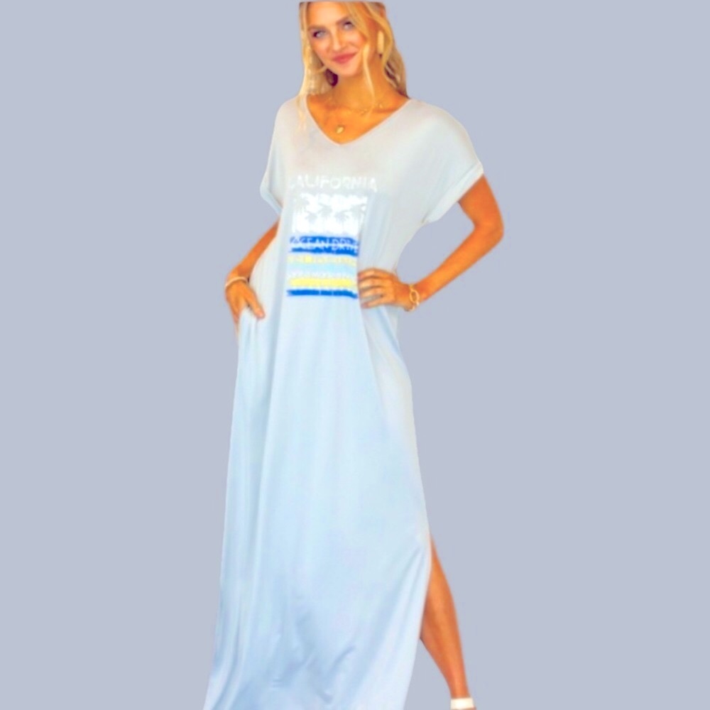 🆕Chic California Summer Breeze Maxi Dress - Picture 2 of 5